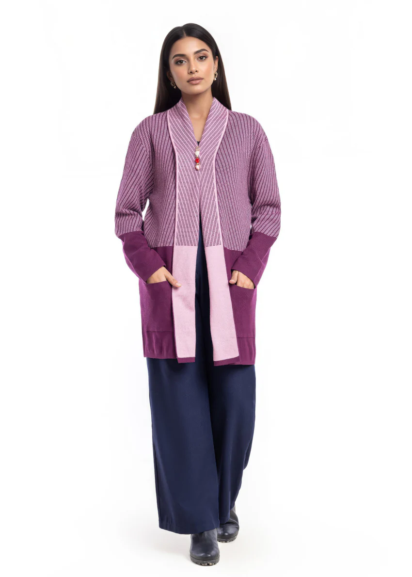 Margrita-Front Open Full Sleeves Cardigan Sweater (25Y-126-67)