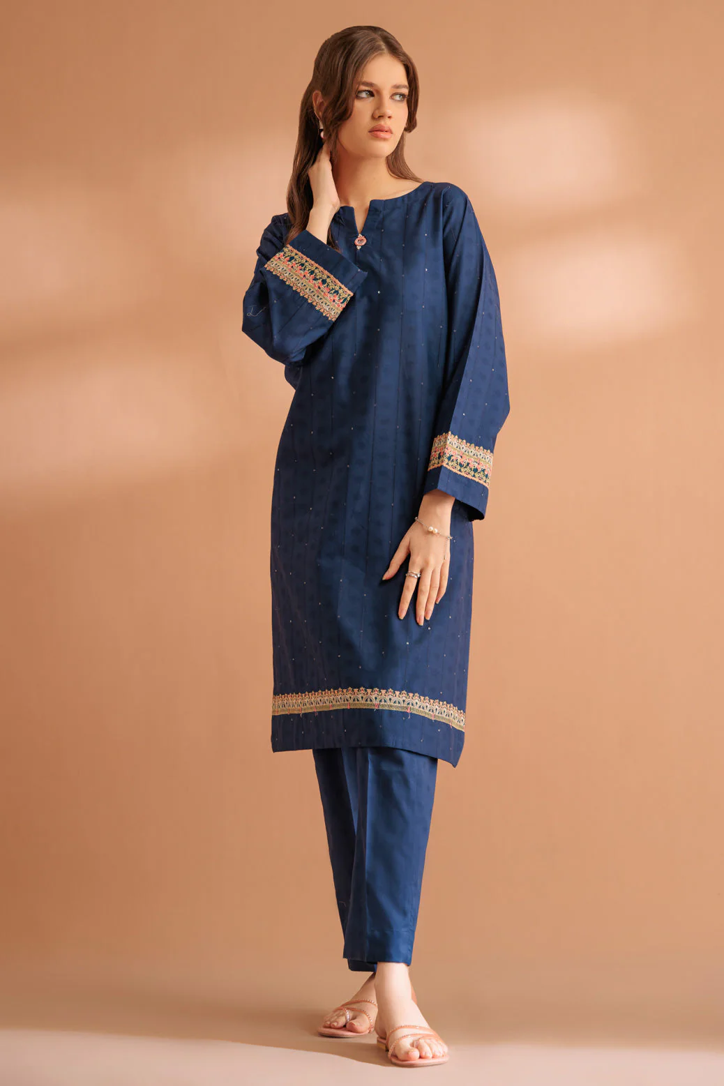 BLUE-JACQUARD-2 PIECE (SS6242P22)