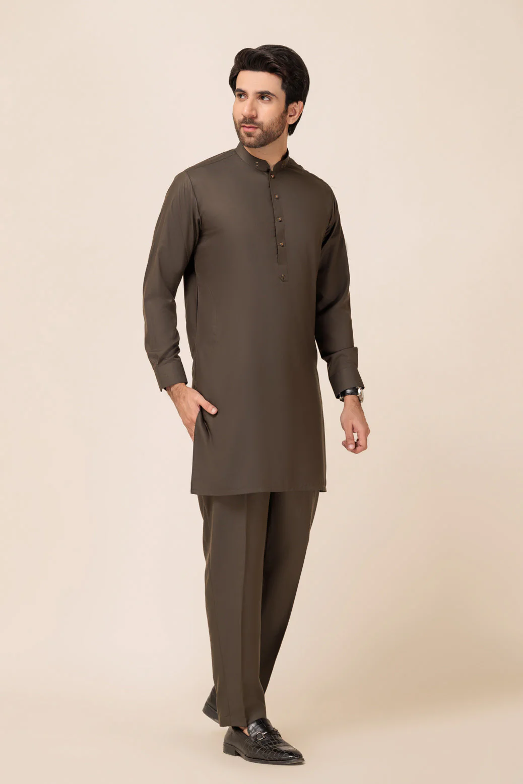 CAMFLAGE-BLENDED-KURTA SHALWAR - (KSW23-010)