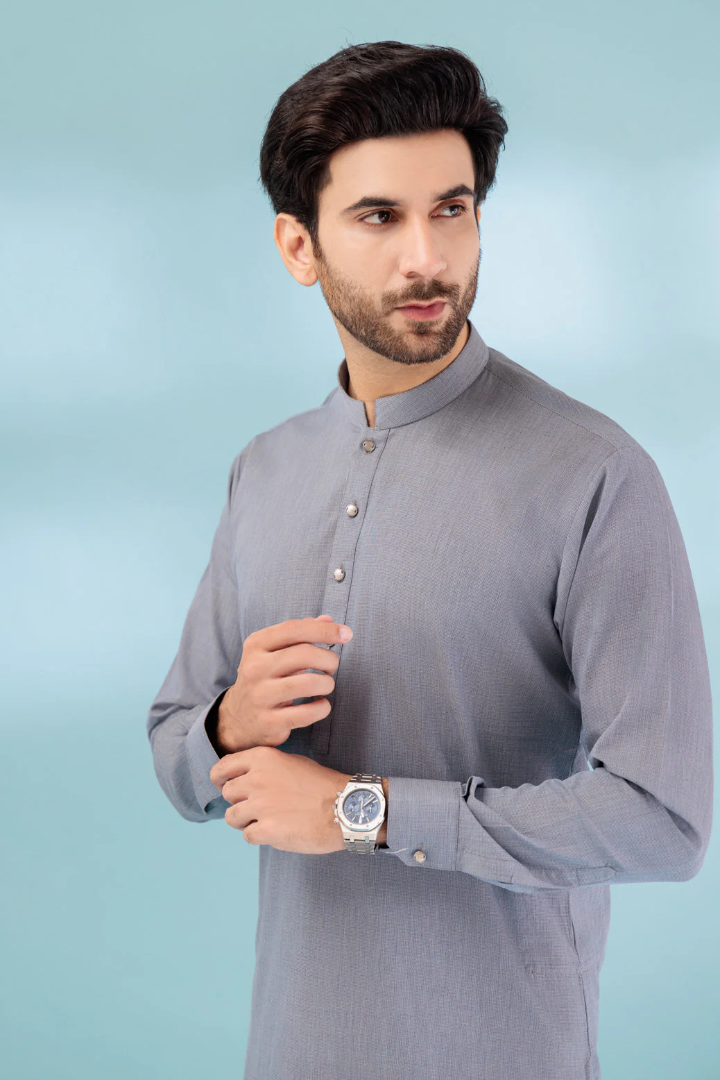 CAVIAR-BLENDED-KURTA PAJAMA TROUSER - (KSB23-013)
