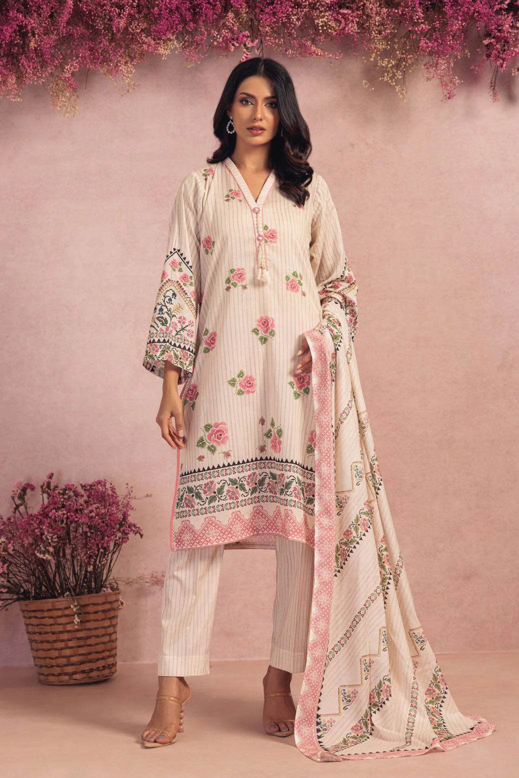 CREAM-LAWN-3 PIECE (BPS6243P14)
