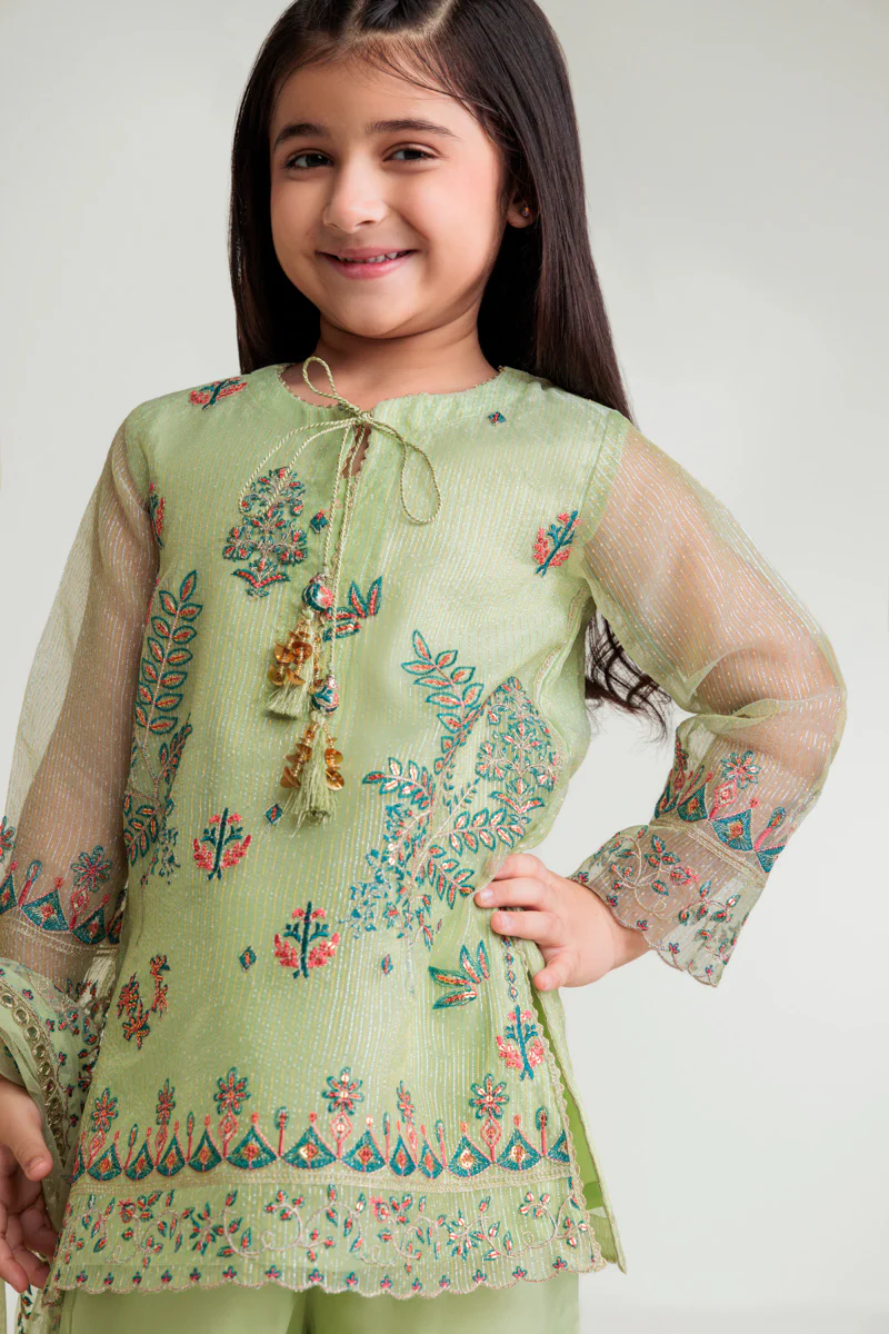 T-Green-Fancy-Zari-3 Piece (GP3PSLW25GI9O6) - Image 3