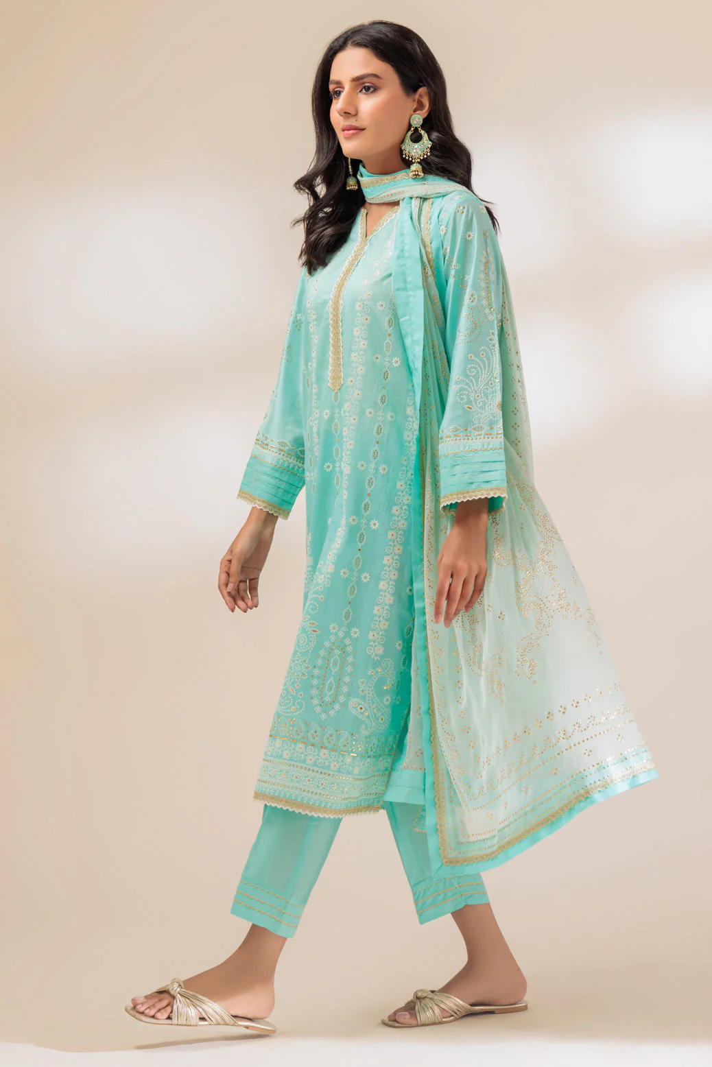 L-BLUE-VISCOSE-3 PIECE (BSHS233P01)