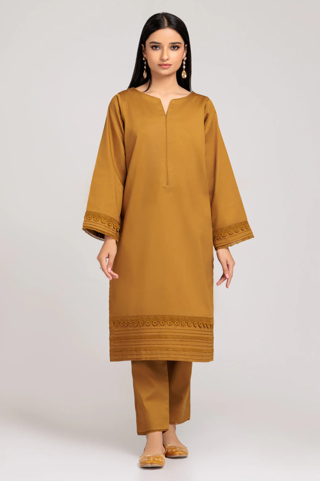 OCHRE-DOBBY-2 PIECE (WHS222P12)
