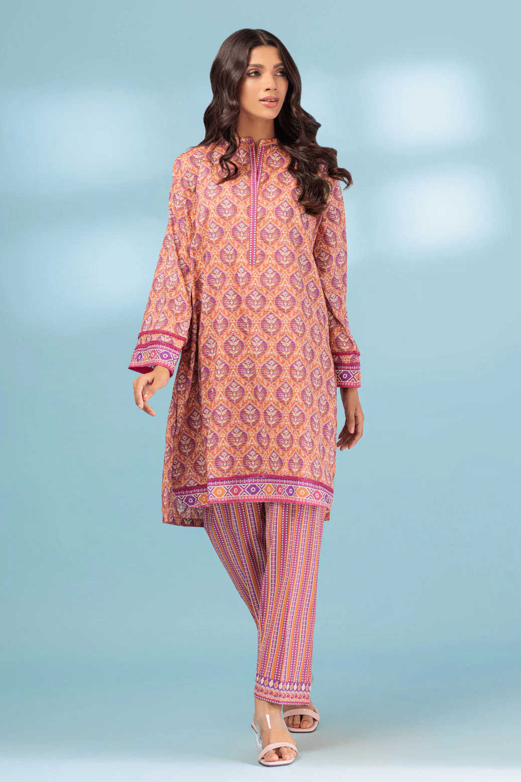 ORANGE-LAWN-2 PIECE (BSSS232P25)