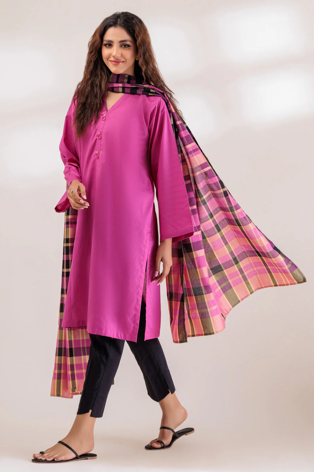 PINK-CAMBRIC-2 PIECE (SS2242P06)