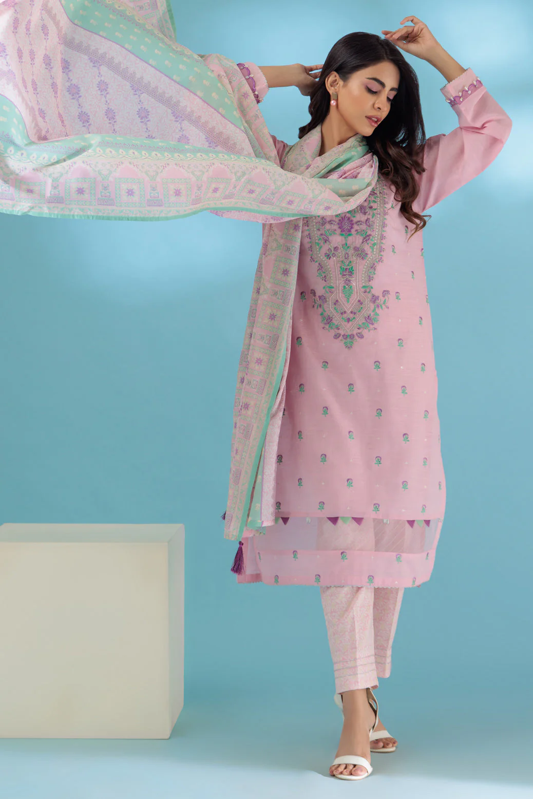 PINK-LAWN-3 PIECE (SSS233P68)