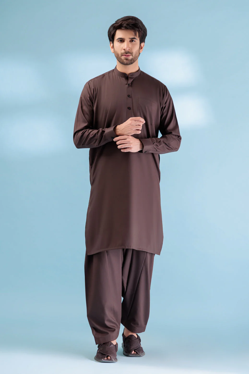 PRACHMNT-BLENDED-SHALWAR SUIT - (GSBB23-009)