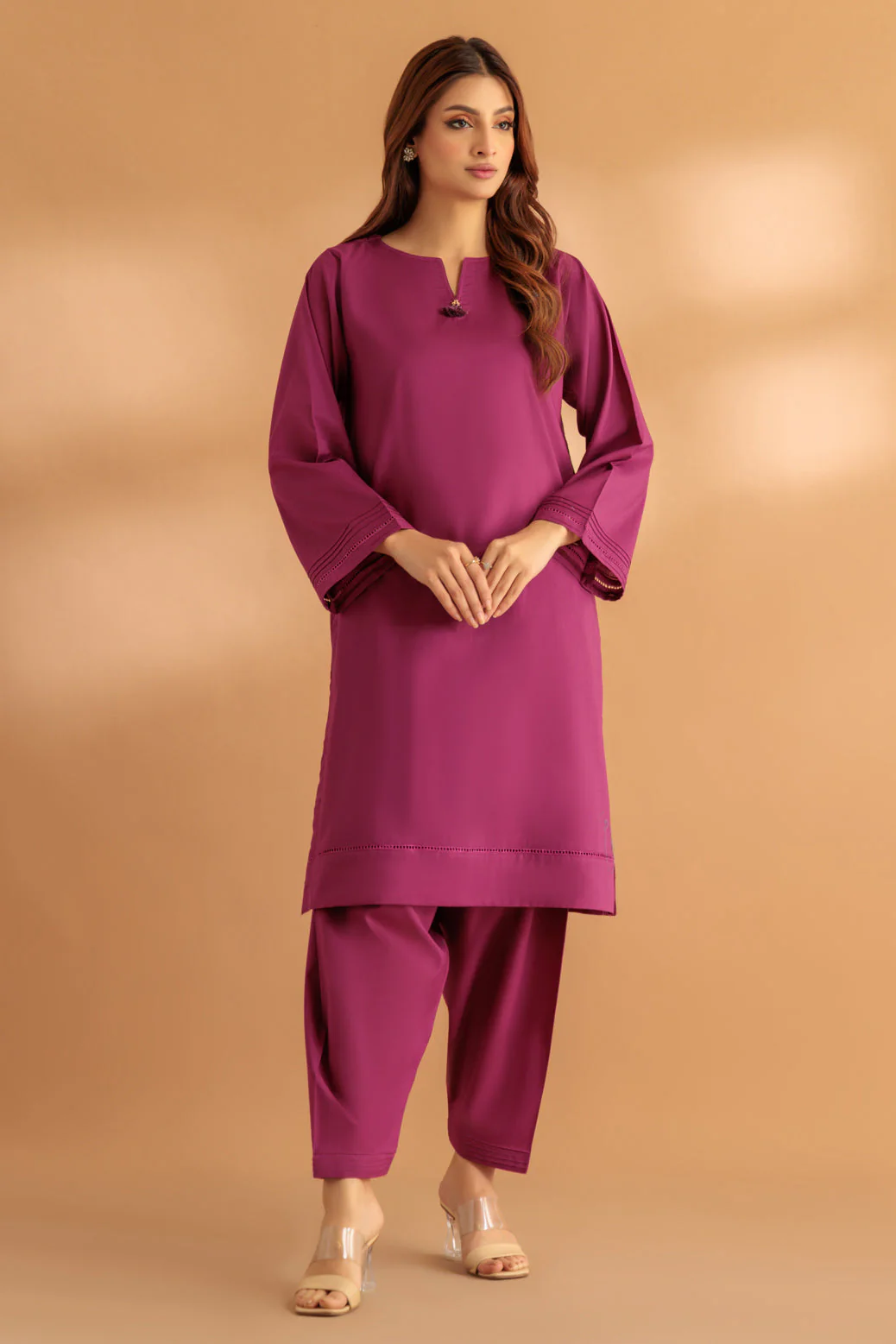 PURPLE-CAMBRIC-2 PIECE (SS2242P36)