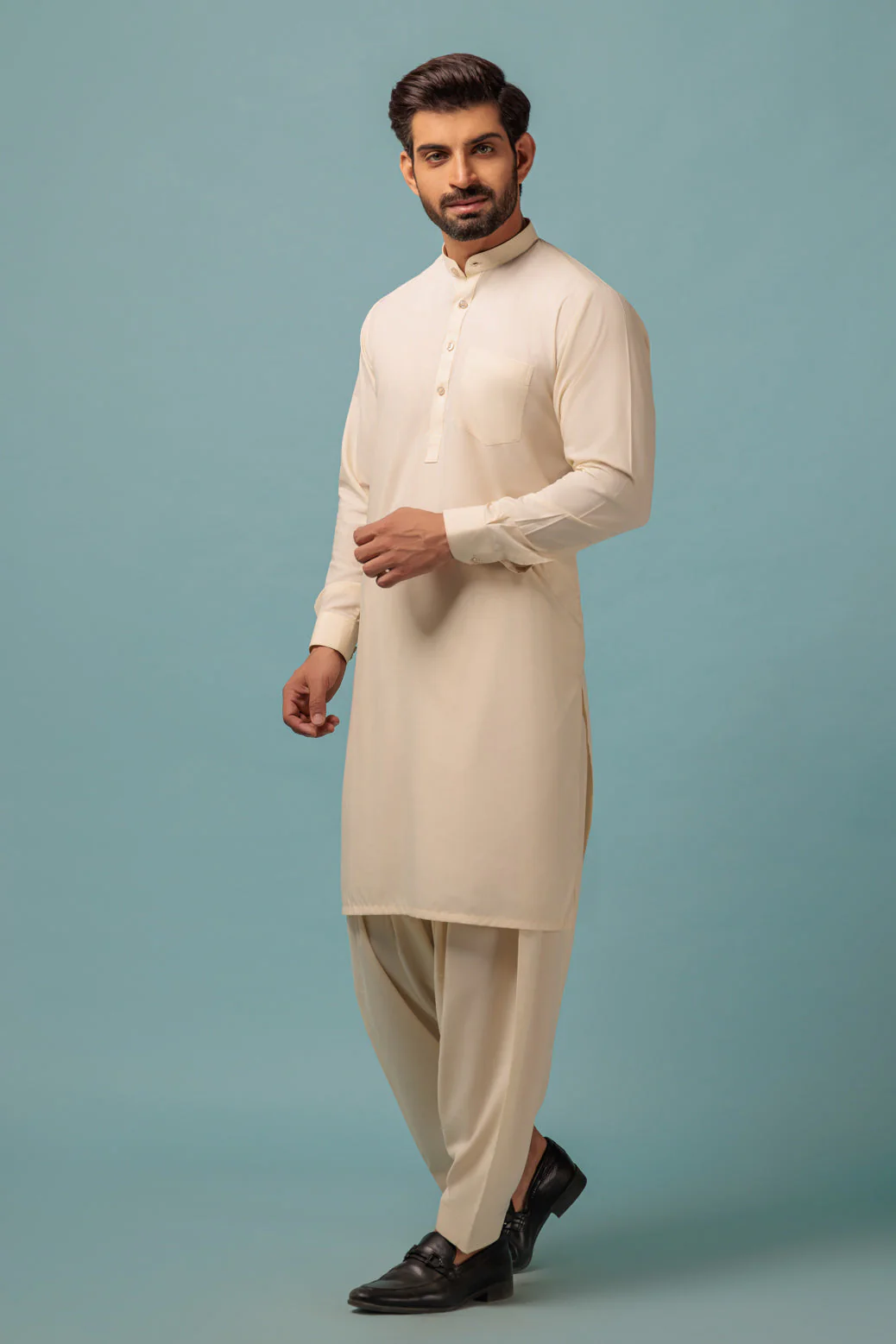 SEA-WEED-BLENDED-SHALWAR SUIT - (GSBS23-030)
