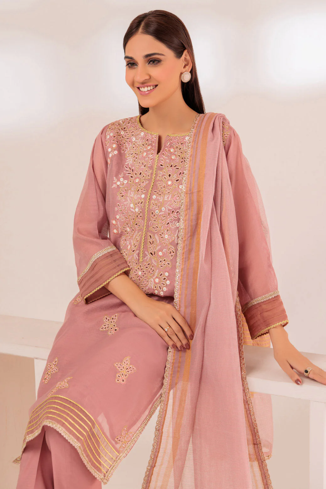 T-PINK-NET-3 PIECE (BS4H223P04)