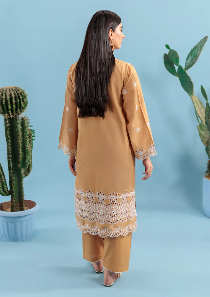 Beige-Cambric-2 Piece (W25DE2037) - Image 2