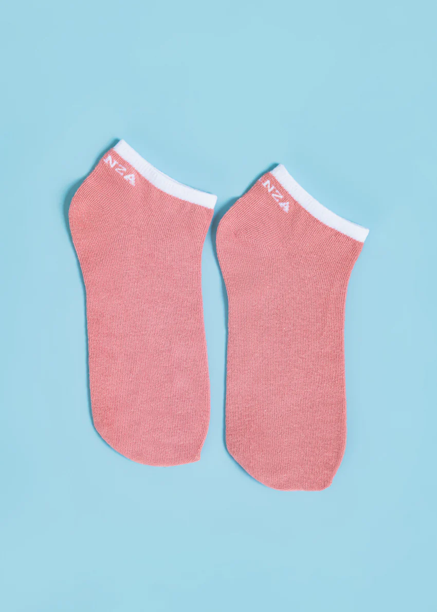 Rose Pink Low Cut Socks (WCLR3)
