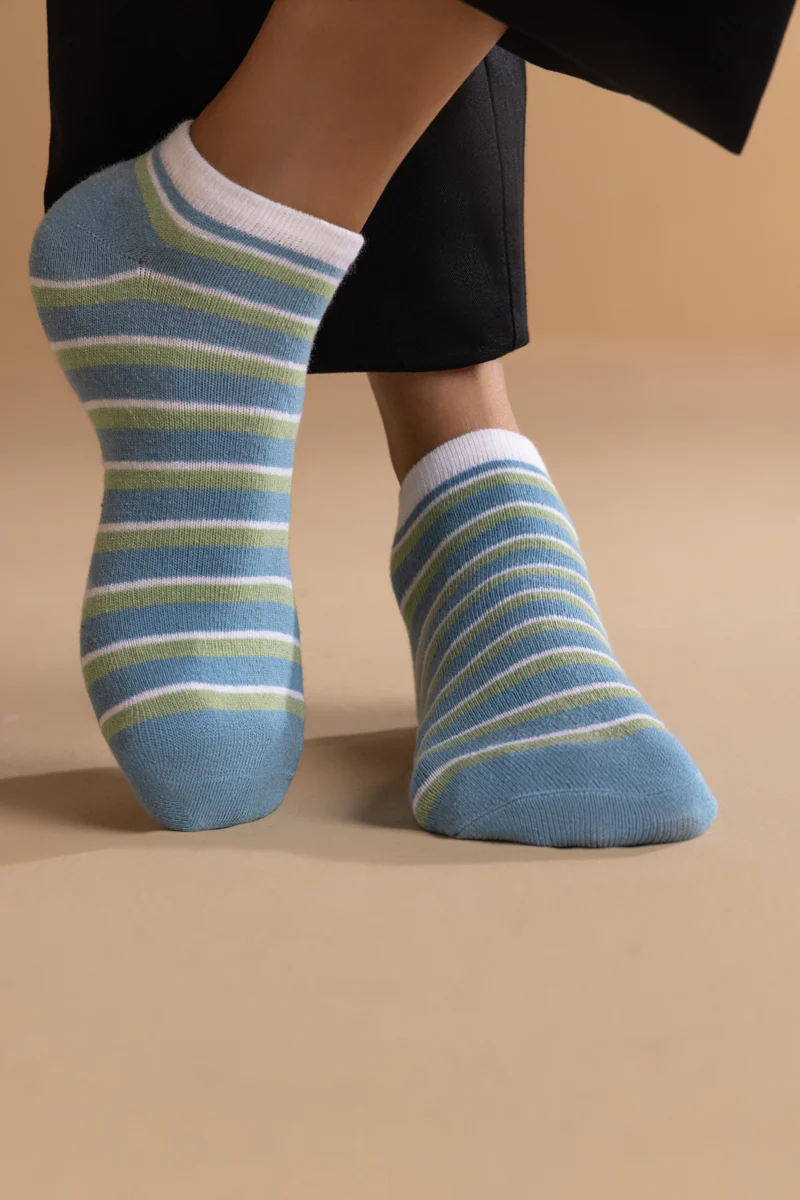 Blue Low Cut Socks (WCSTIC3) - Image 2