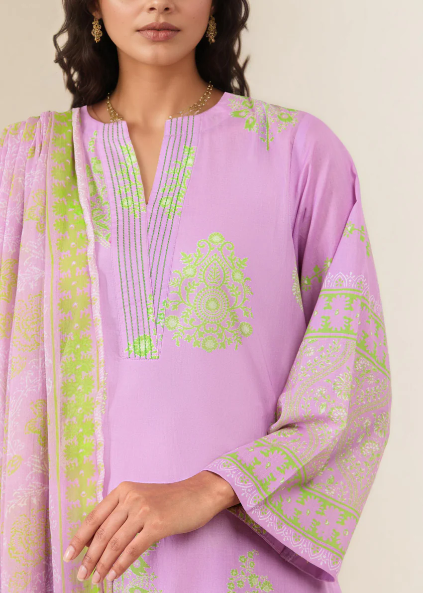 Lilac-Lawn-3 Piece (WP3PPBS26B1F46) - Image 4