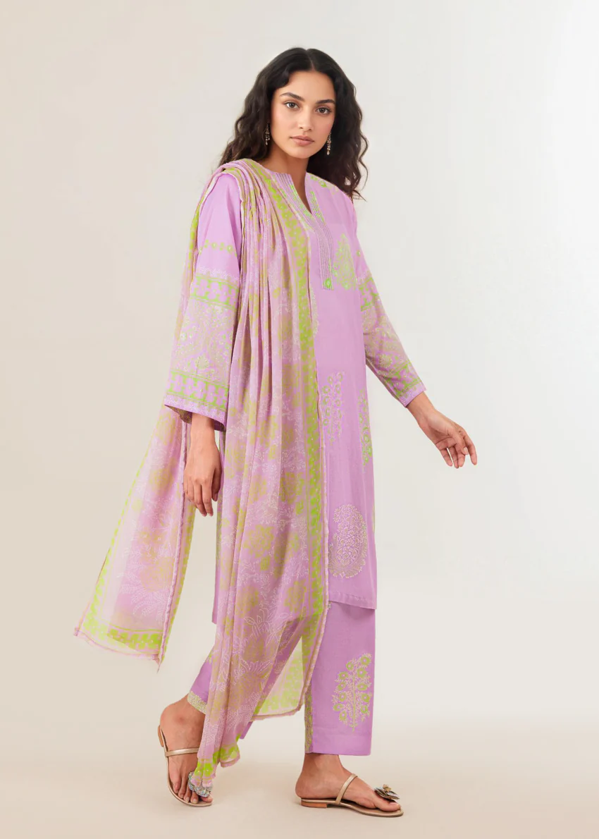 Lilac-Lawn-3 Piece (WP3PPBS26B1F46) - Image 5