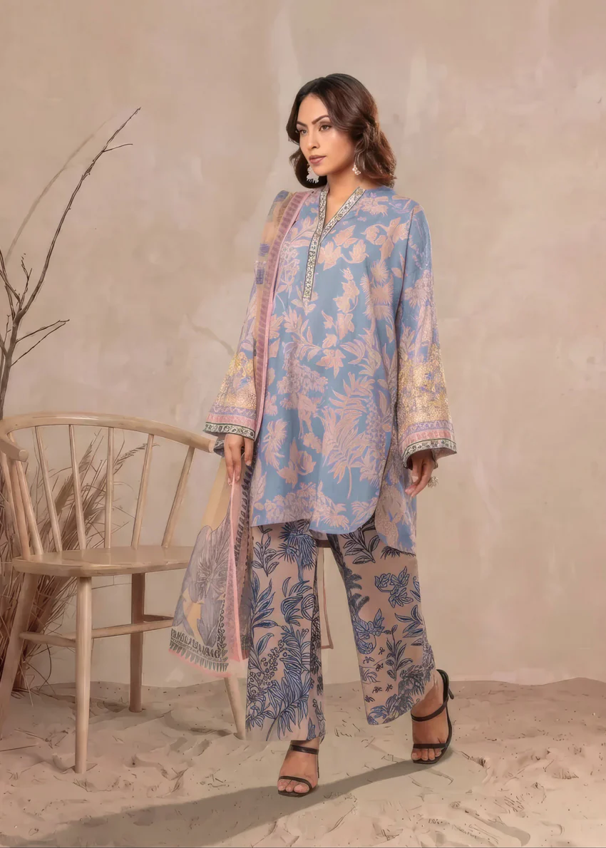 P-Pink-Lawn-3 Piece (WP3PPBS26B3A6) - Image 5