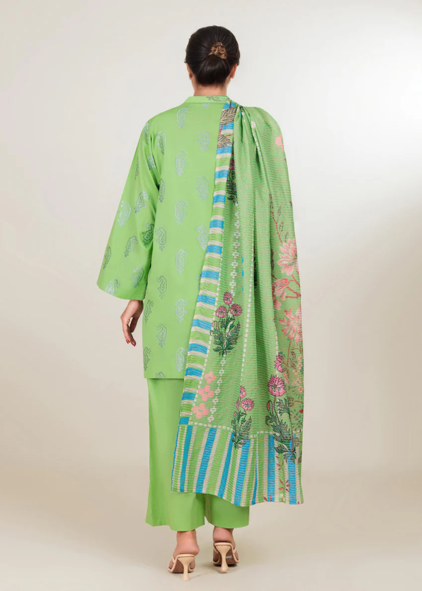 Green-Jacquard-3 Piece (WP3PPBW25B11D19) - Image 2
