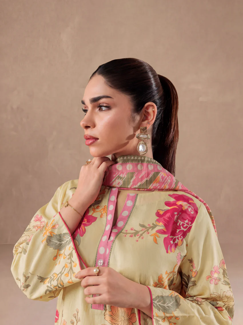 Yellow-Self-Jacquard-3 Piece (WP3PPBW25B11D24) - Image 7
