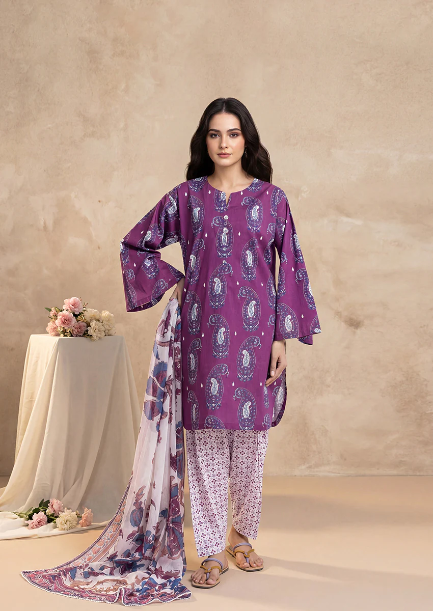 Purple-Cambric-3 Piece (WP3PPBW25B1J3)
