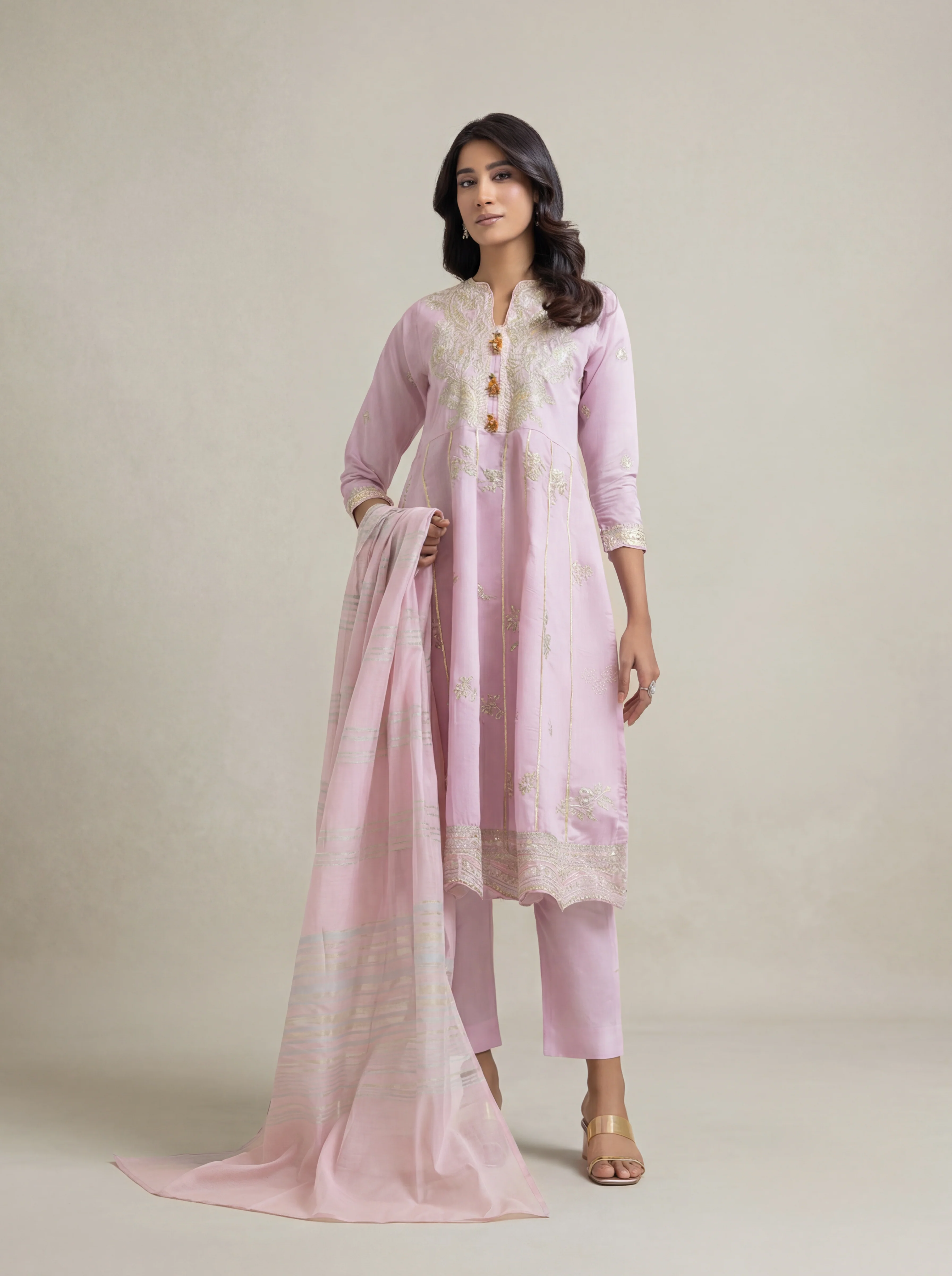 Pink-Cotton-3 Piece (WP3PSLW25L9O2)