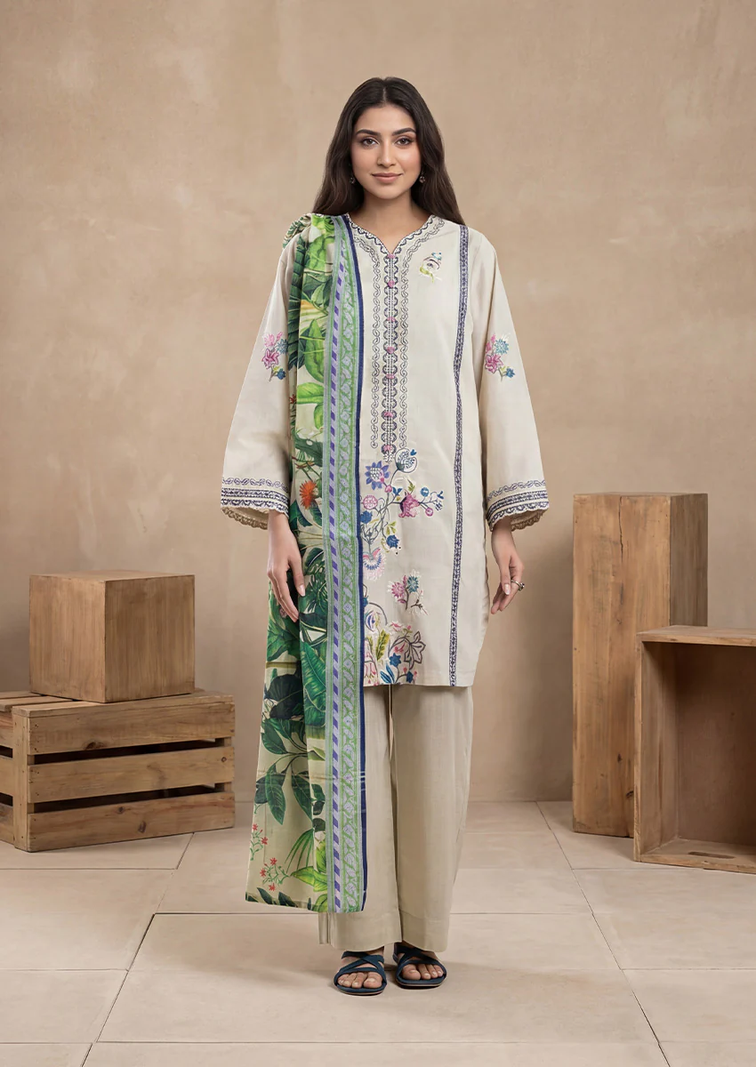 Beige-Slub-3 Piece (WP3PSSW25S9O2)