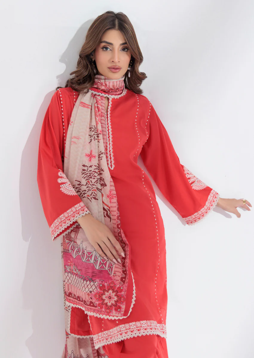 Crimson-Cambric-3 Piece (WPS25DE3028) - Image 7