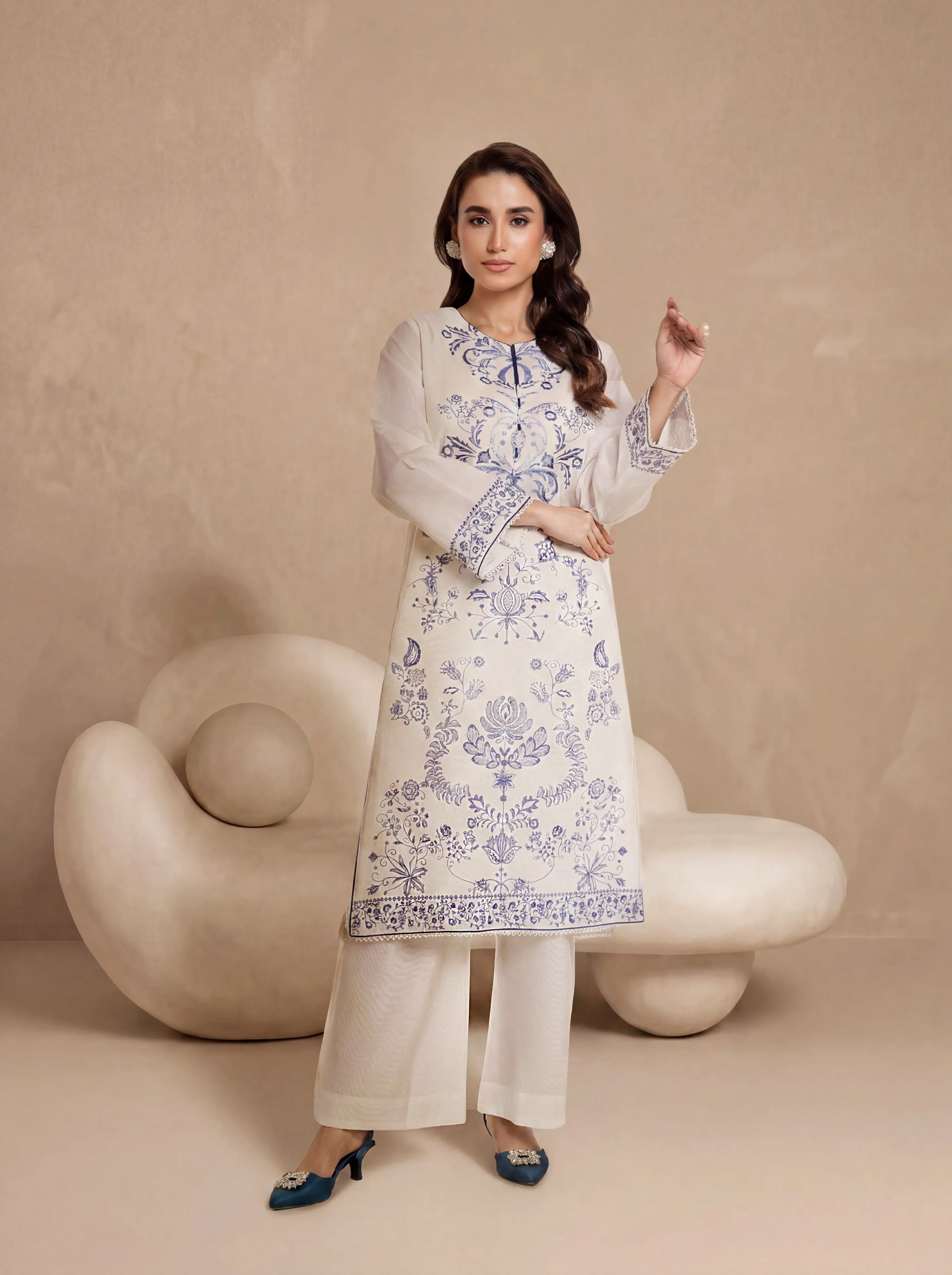 White-Cambric-2 Piece (WPS25SE2048)