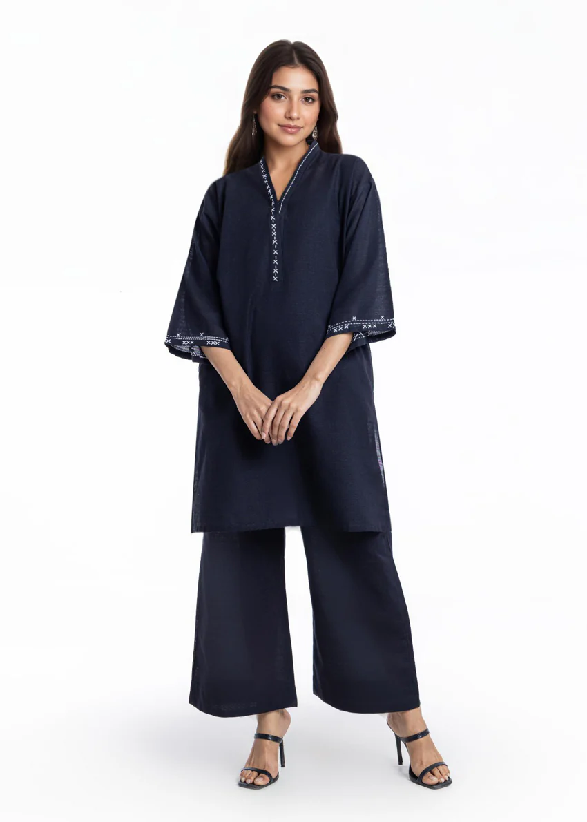 Black-Khaddar-2 Piece (WPSTSBW25HR10N17)