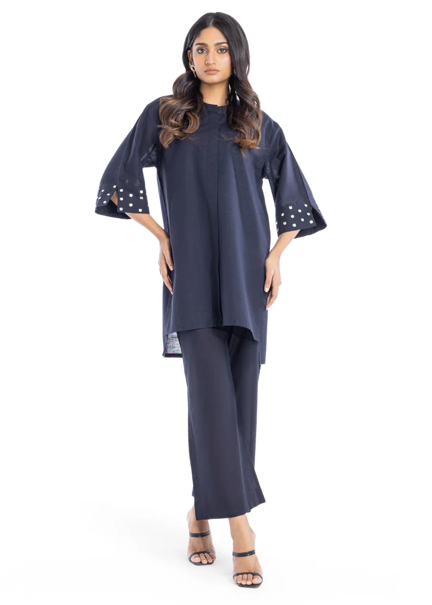 Black-Khaddar-2 Piece (WPSTSBW25HR10N18)