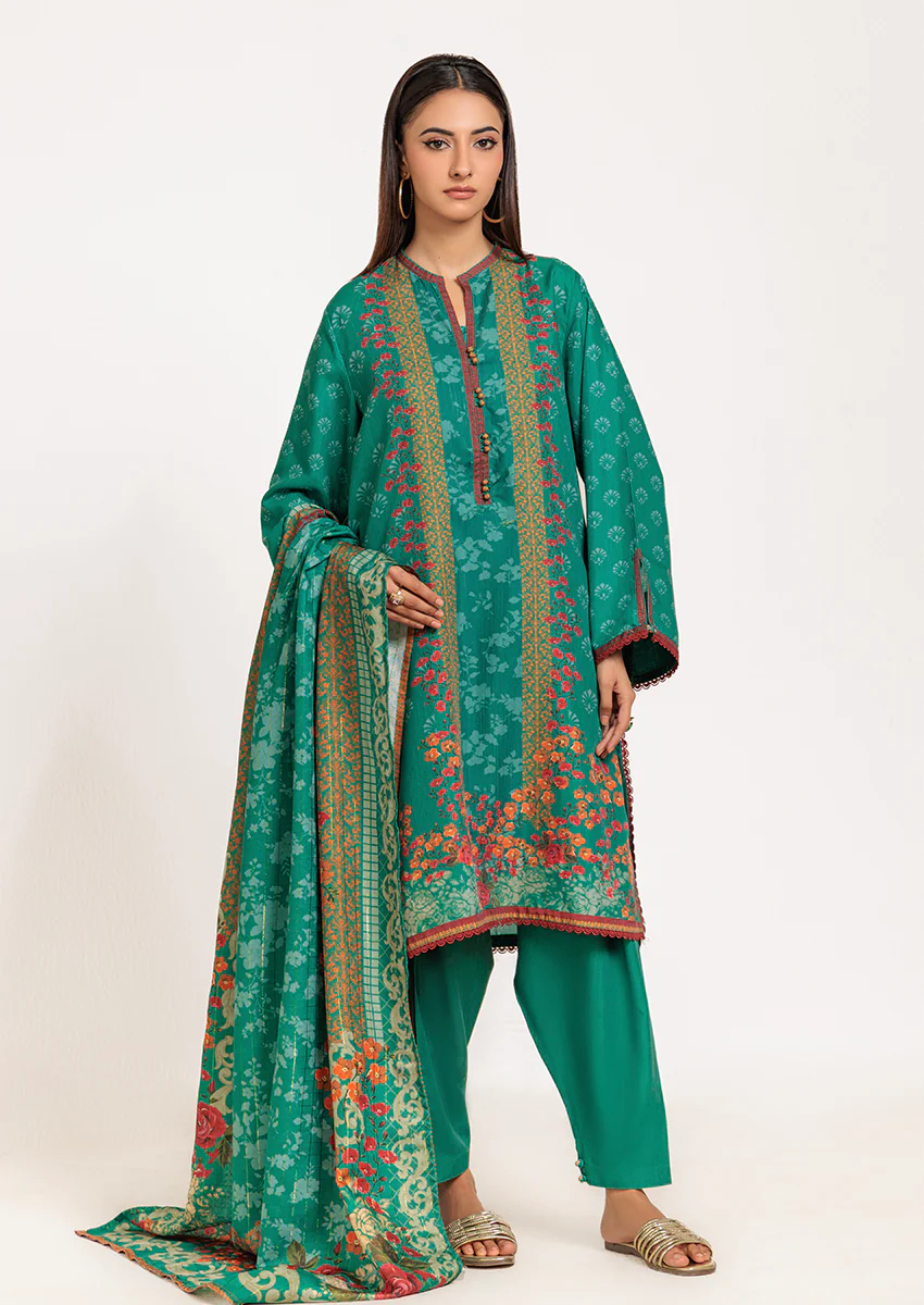 GREEN-VISCOSE-3 PIECE (WS1243P10)