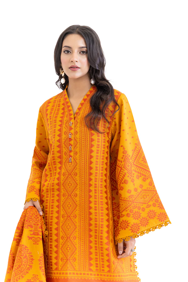 Orange-Jacquard-3 Piece (WU3PSBS26K2M23) - Image 5