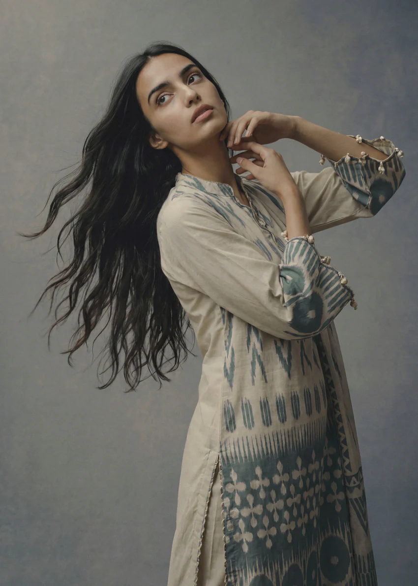 Beige-Digital Printed Lawn-2 Piece (WUSDPBS26LI5J3) - Image 4