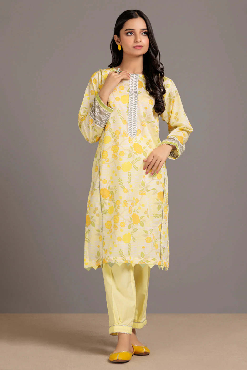 YELLOW-LAWN-2 PIECE (SRS232P27)